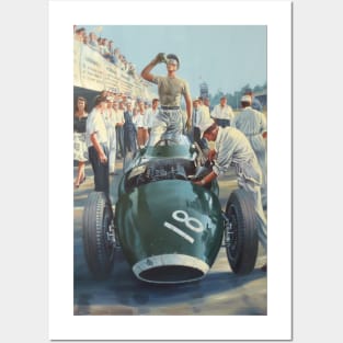 stirling moss drink pit stop Posters and Art